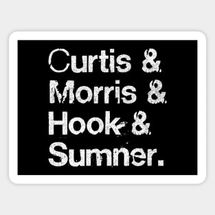 Joy Division / Distressed Style Typography List Design Magnet